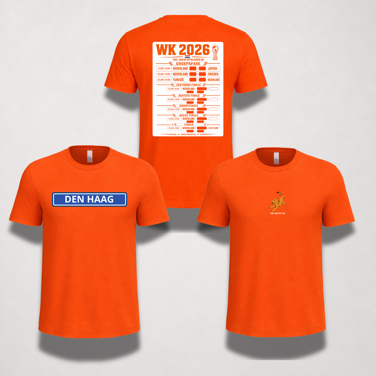 wk 2026 oranje kleding shirts hoodies nederland