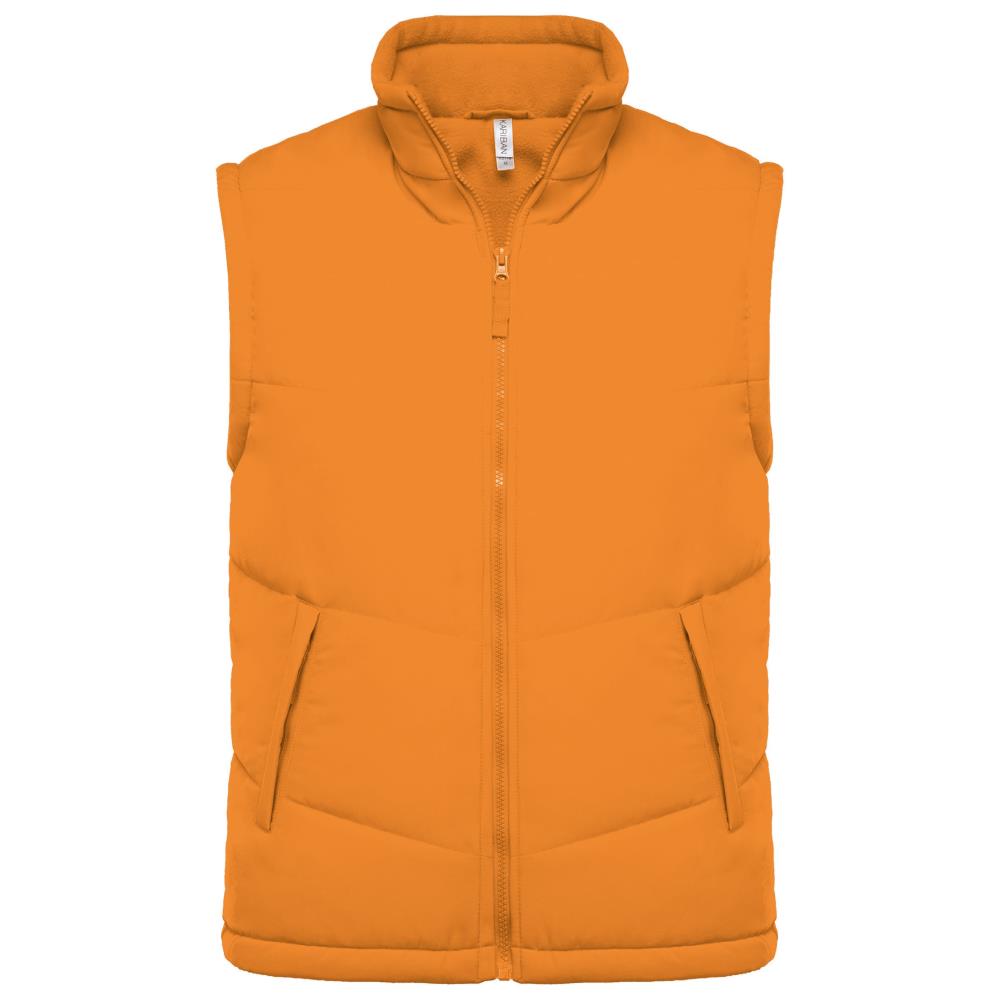 Oranje Bodywarmer Heren