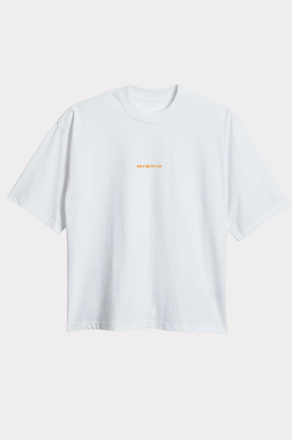 wit oversized shirt voorkant eyes on the prize WK 2026 OranjeWear