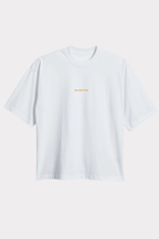 wit oversized shirt voorkant eyes on the prize WK 2026 OranjeWear