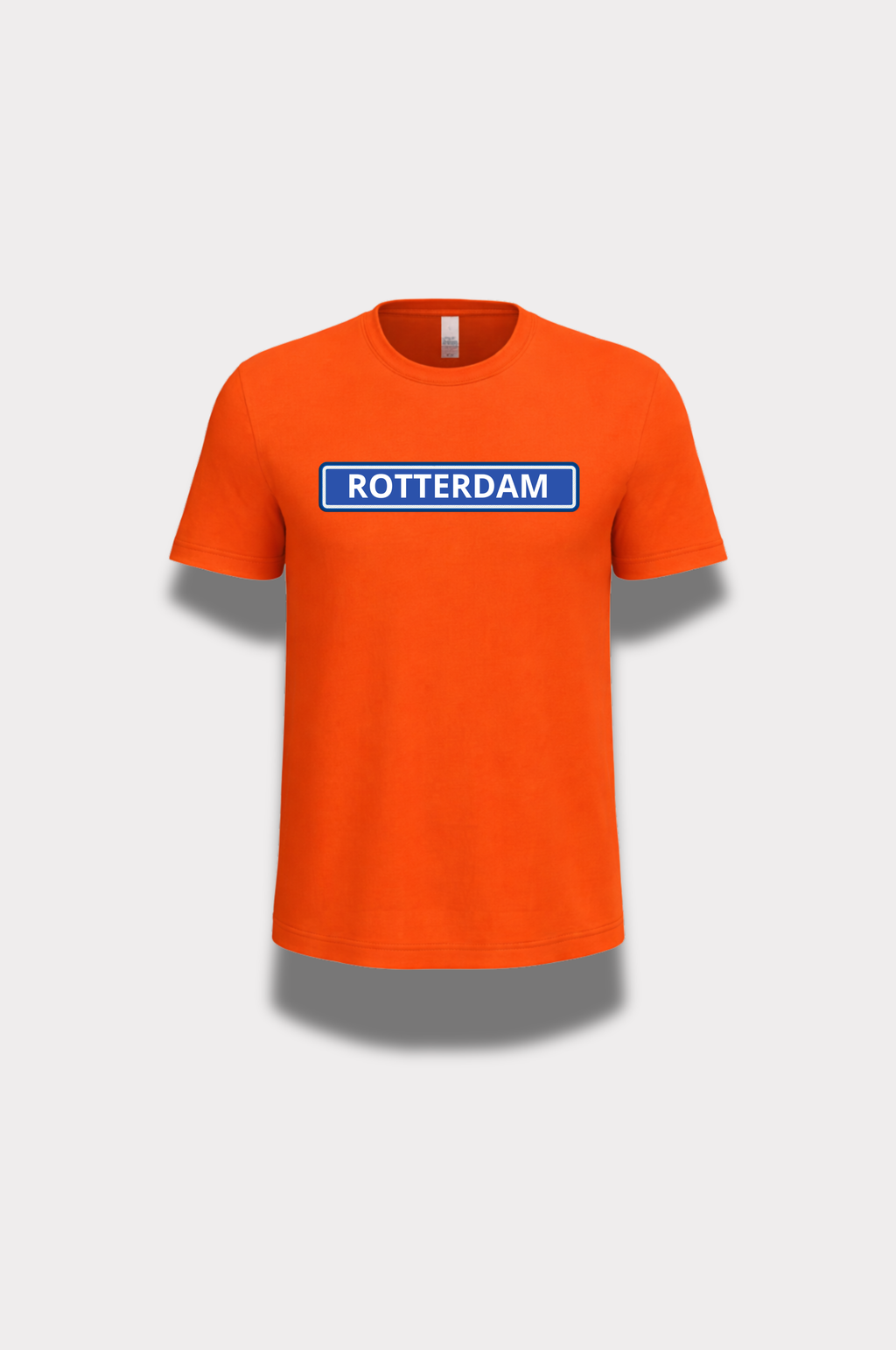 Oranje Aanpasbaar Stads shirt