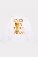 eyes on the prize longsleeve wereldbeker opdruk achterkant wk 2026 oranjewear