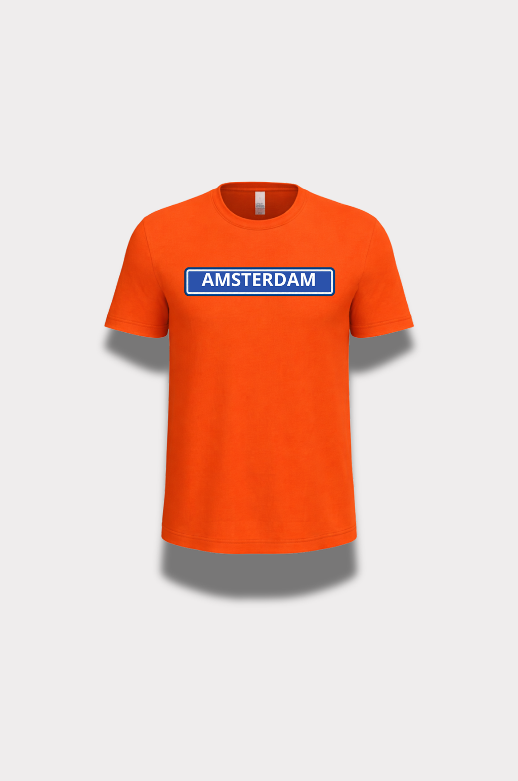 Oranje Aanpasbaar Stads shirt