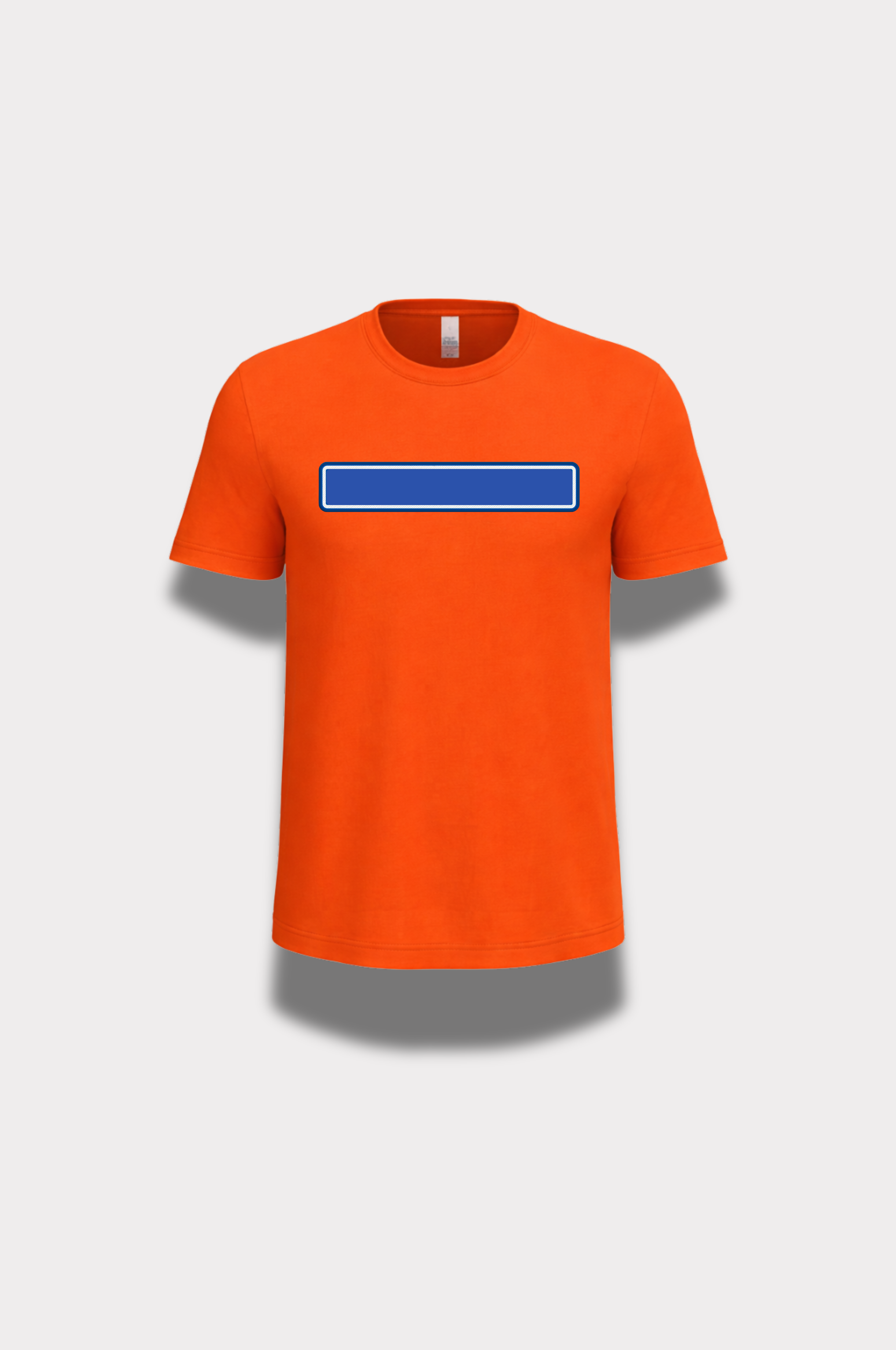 Oranje Aanpasbaar Stads shirt