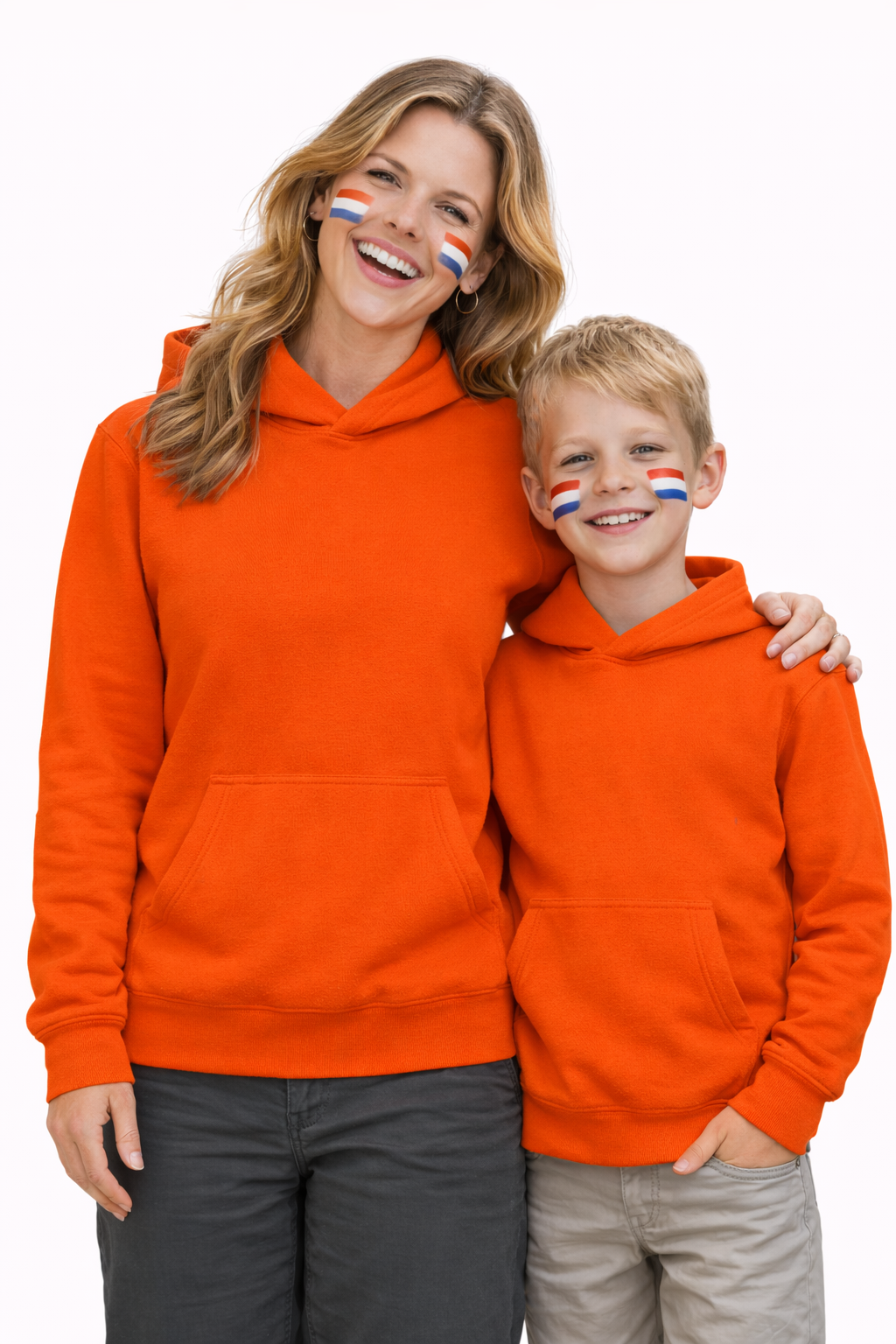 Oranje Hoodie Kinderen