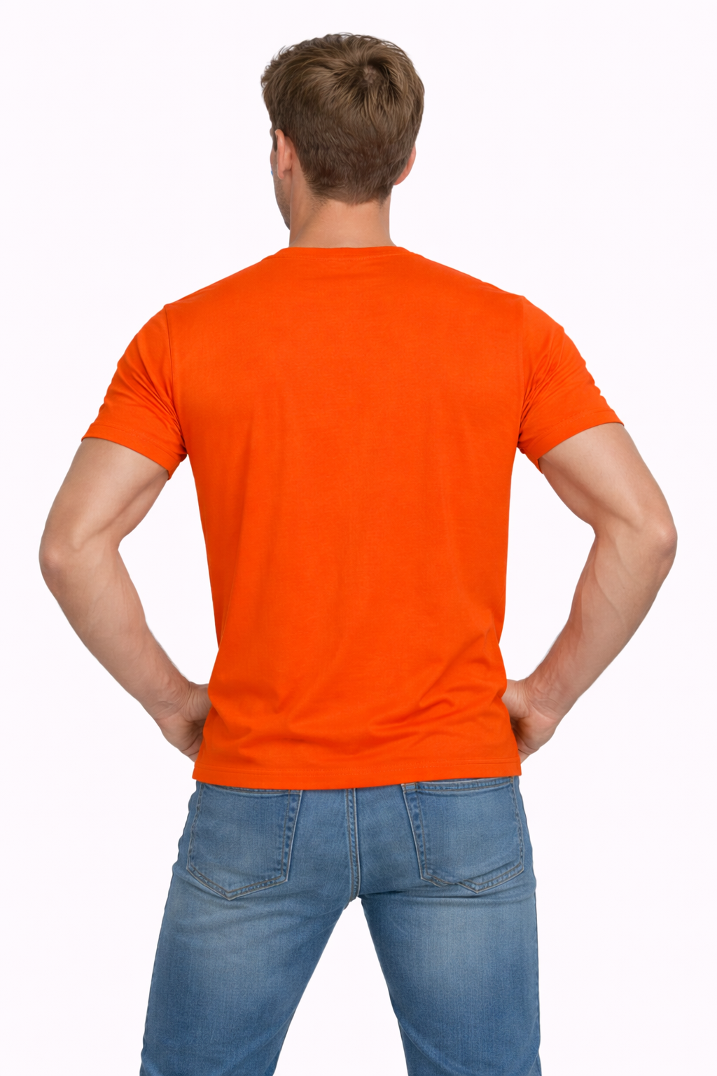 Oranje T-shirt Heren