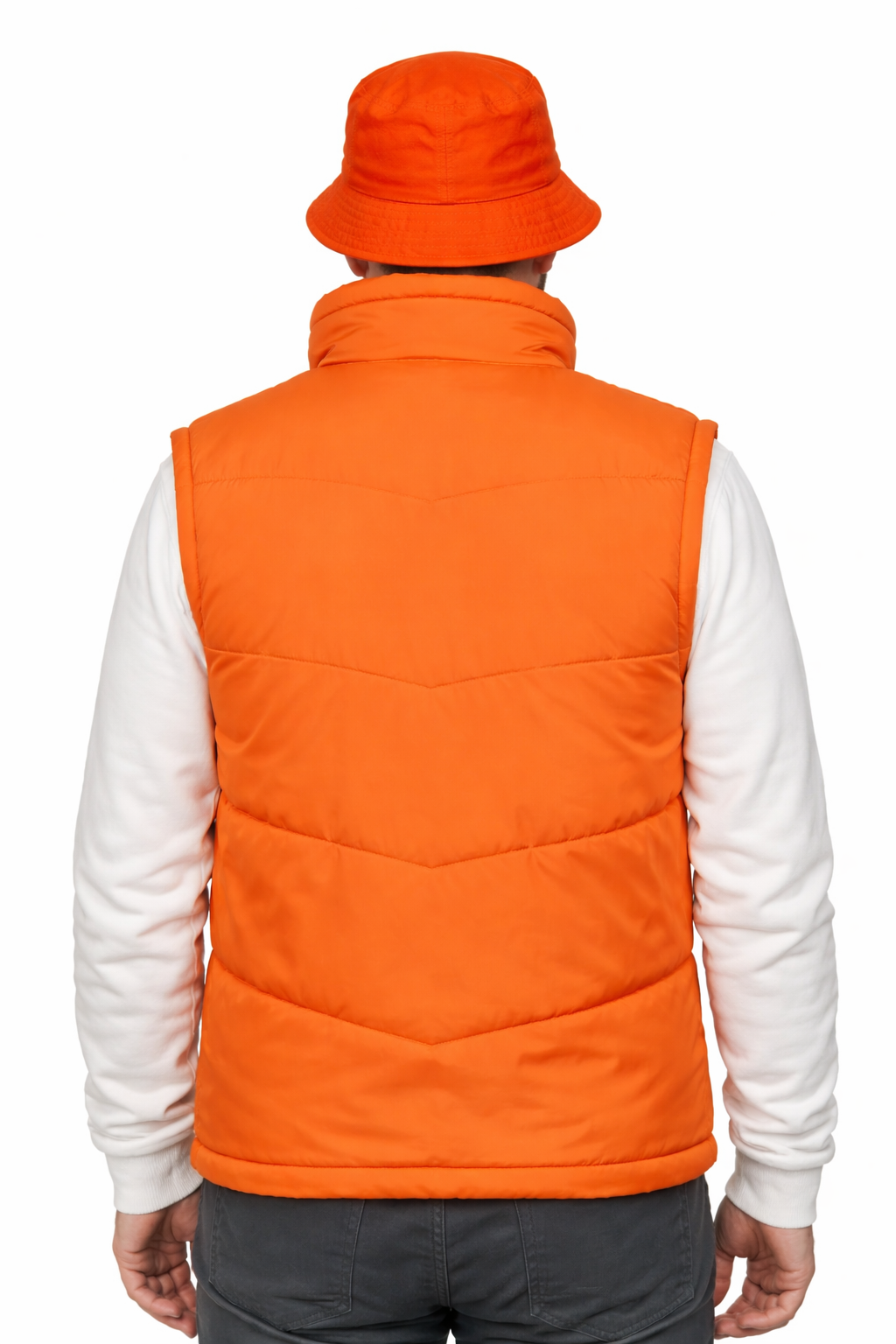 Oranje Bodywarmer Heren