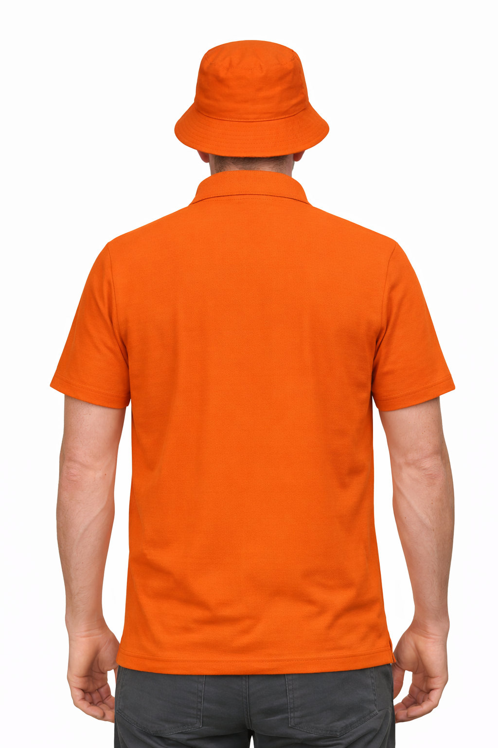 Oranje Polo Zonder Opdruk