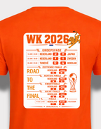 Oranje Uitslagen Shirt WK 2026